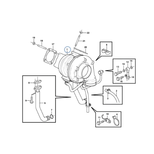 Imagem 4 do produto TURBINA PARA VOLVO PÁS L60F L70F L90F